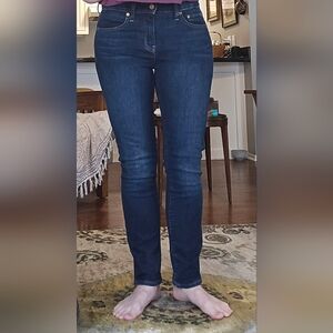 2P GAP Dark Blue Women's Midrise Straight Leg Jeans